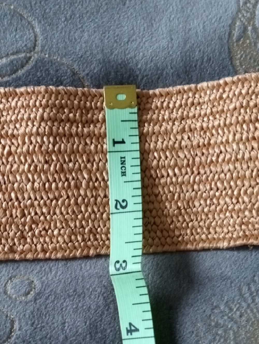 Steve Madden Wicker Buckle Wide Elastic Stretch Belt Size S/M - Picture 9 of 11